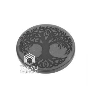 shungite plate tree of life