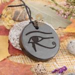 shungite pendant eye of horus