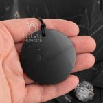 shungite pendant emf protection big size