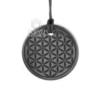 shungite pendant flower of life