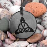 shungite pendant Celtic Knot