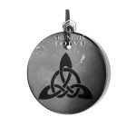 shungite pendant Celtic Knot