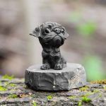 Shungite figurine Pug