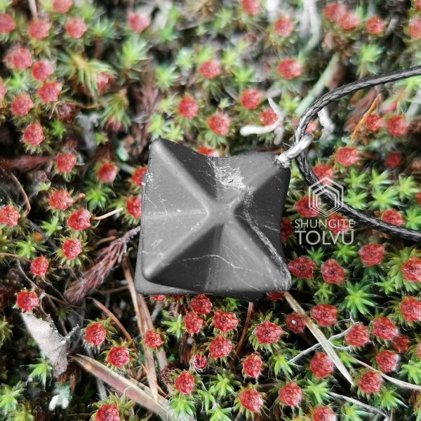 Merkaba necklace of shungite