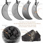 moon necklace of stone