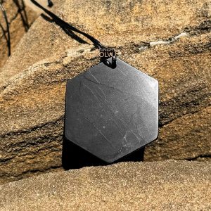 shungite pendant for men