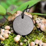 karelian shungite pendant circle