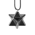 shungite merkaba pendant from russia