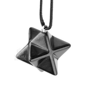 shungite merkaba pendant