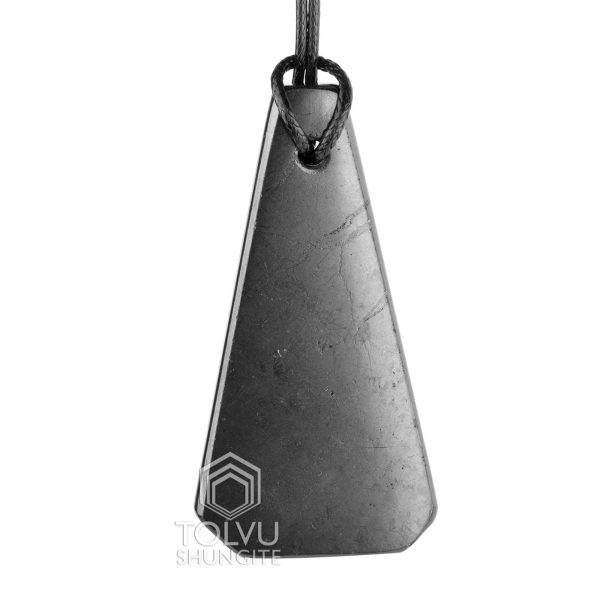 shungite trapeze necklace