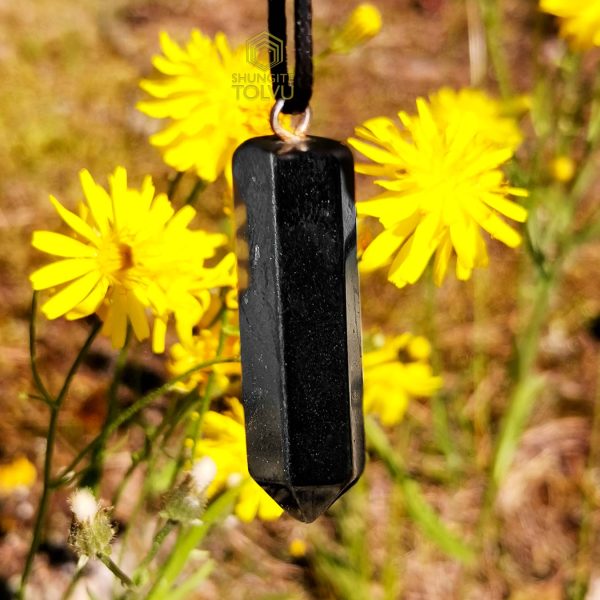 shungite crystal necklace from Russia