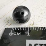 shungite beads 0.4 inches for jewerly macking