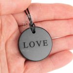 shungite pendant Love