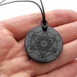 shungite pendant Metatron