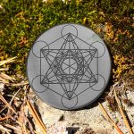 shungite tile Metatron 5 cm