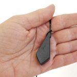 shungite Crystal pendant size 40mm