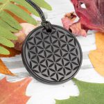 Flower of Life Shungite pendant small size