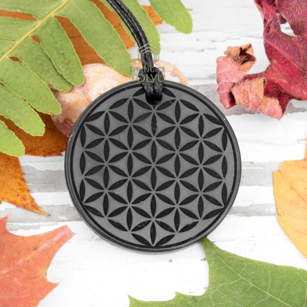 Flower of Life Shungite pendant small