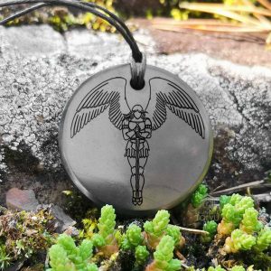 Shungite pendant Archangel Michael