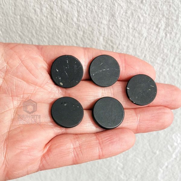 Shungite plates for phone 5pcs