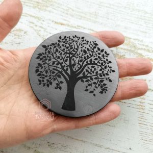 large shungite plate Tree of Life