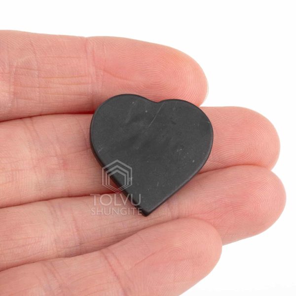 shungite plate heart