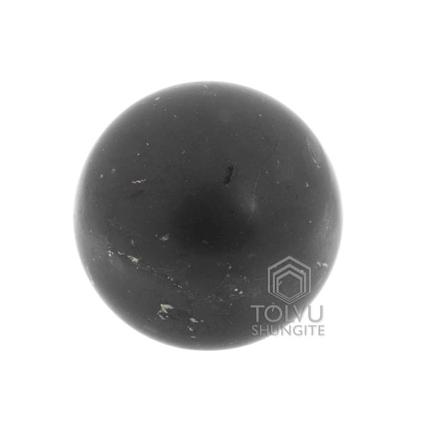 unpolished shungite sphere 80 mm or 3.15 in