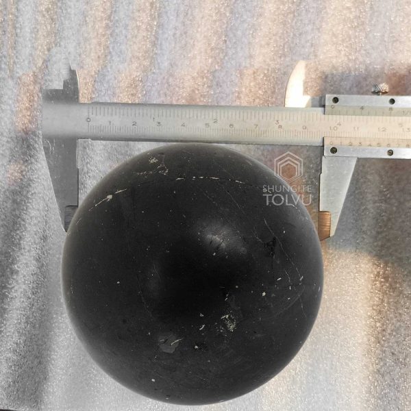 Shungite sphere unpolished 100 mm or 4 inches