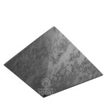 black stone pyramid polished