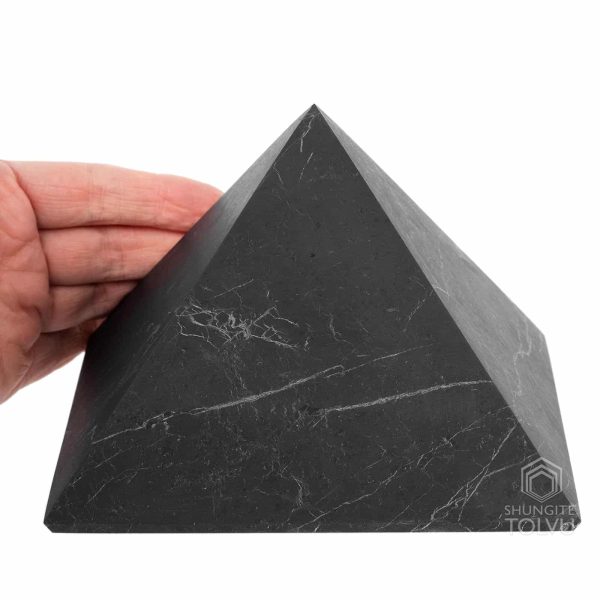 extra large shungite pyramid 15cm unpolished