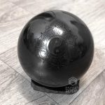 Polished shungite sphere