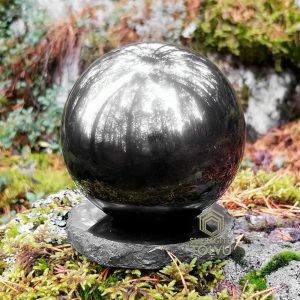 shungite sphere large size 80mm or 3.15 in