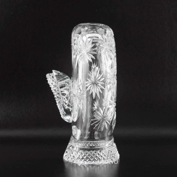 bohemian crystal glass figurine