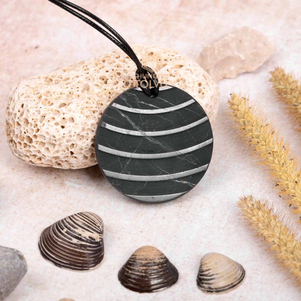 Shungite grounding pendant