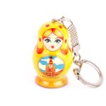 Matryoshka Keychain yellow