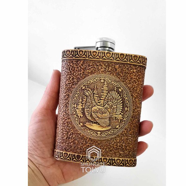 Flask and hand