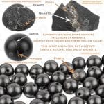 mineral inclusions in shungite stone