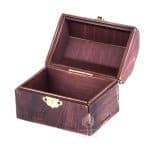 wood chest small size 11x 8 cm